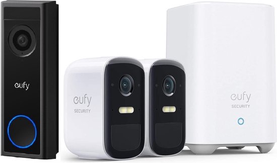 Eufy C30 2K FHD Videodeurbel met Nachtzicht en HomeBase 2 - eufy - €279,00