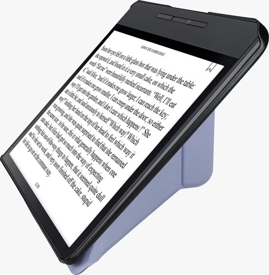kwmobile e-reader hoesje geschikt voor Kobo Forma hoes - Ereader flip case met standaard - E reader cover van kunstleer - In lavendel van Merkloos — afbeelding 3