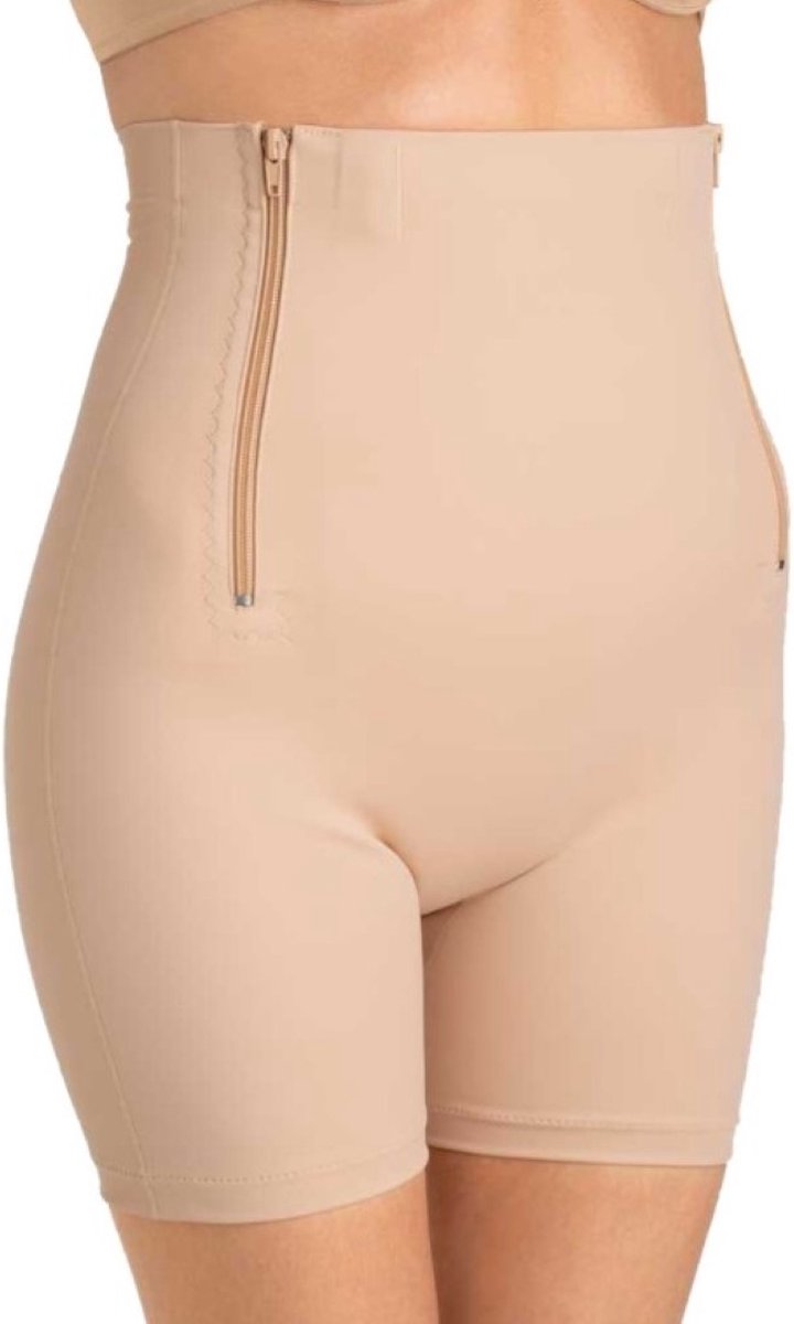 Amoena Curascar Recovery Compressie Panty Bermuda, 2-Zip-BO- Nude nude, beige