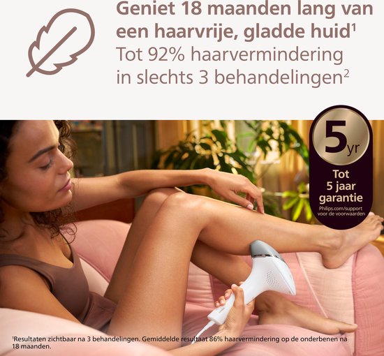 Philips Lumea Prestige 8000 series - IPL Ontharingsapparaat - twee opzetstukken - BRI945/00