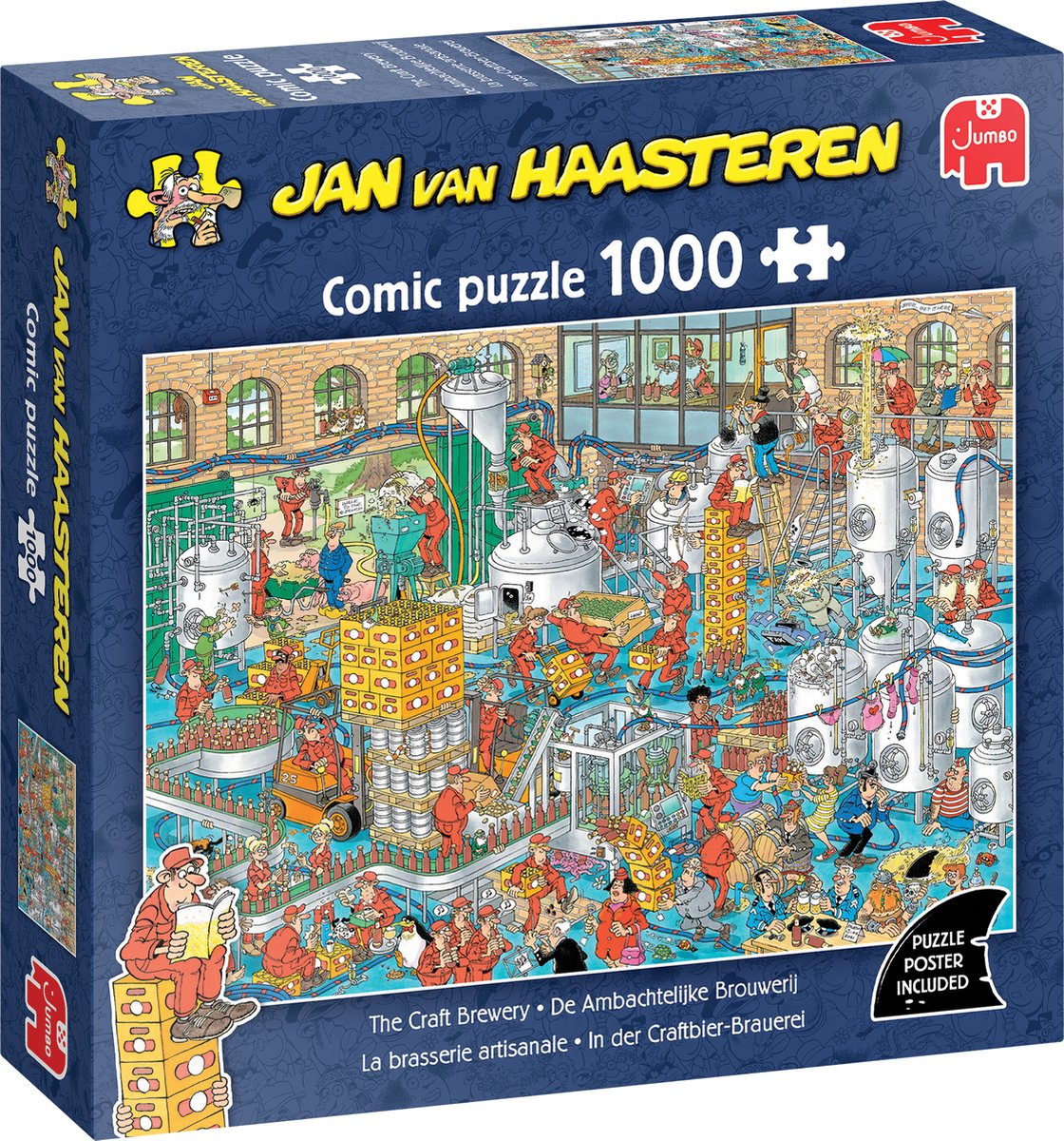 Bol.com Jan van Haasteren - De Ambachtelijke Brouwerij - 1000 stukjes puzzel aanbieding