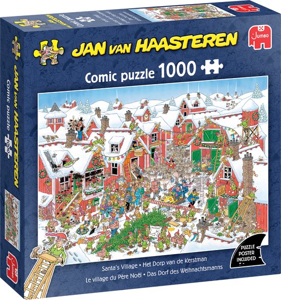 Jan van Haasteren Het dorp van de Kerstman 1000 stukjes – Legpuzzel