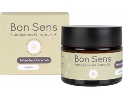 Milde Gezichtsscrub - bio jojoba - bio suiker | 50ml - Le Bon Sens