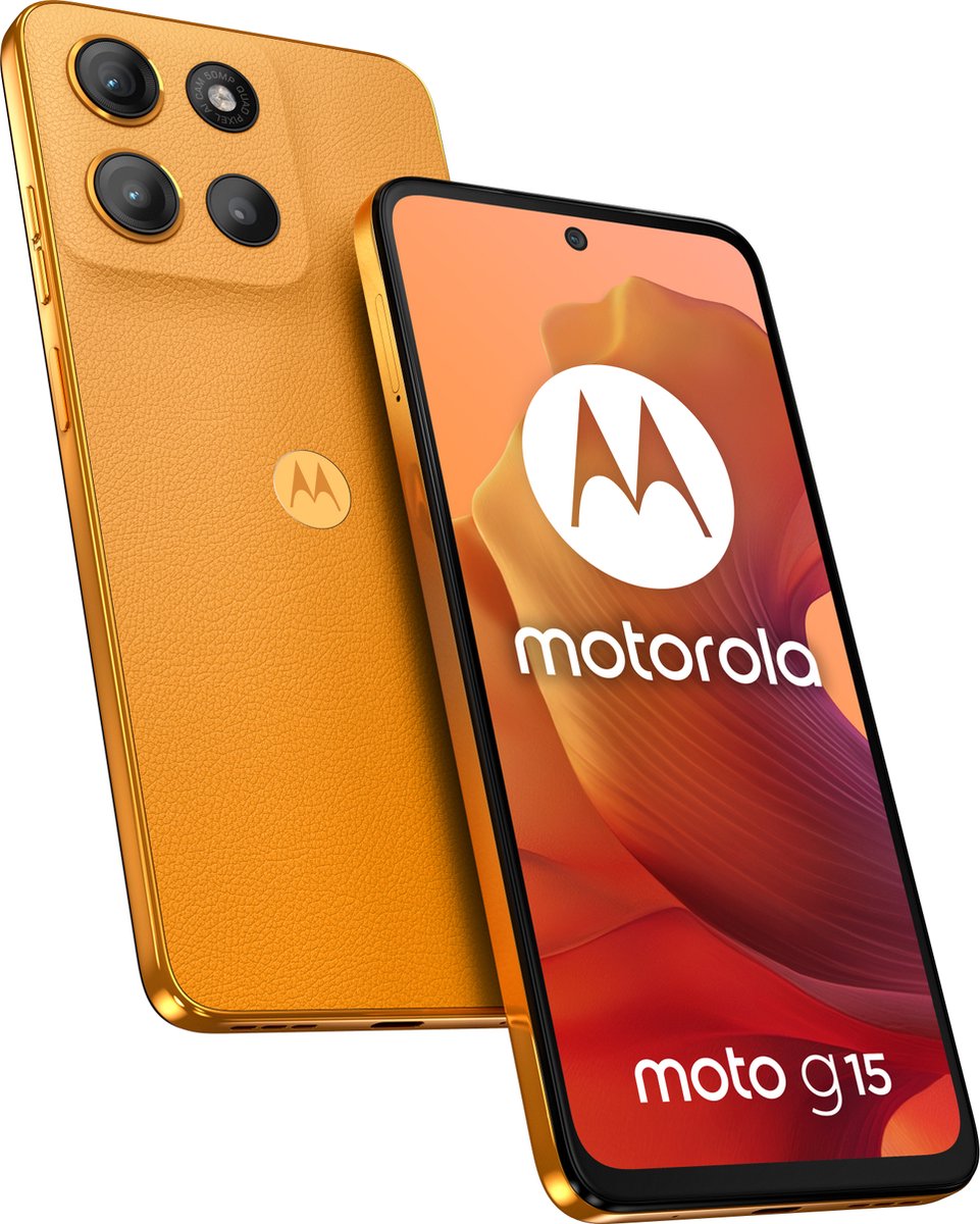 Motorola moto g15 - 4GB/128GB - Sunrise Orange