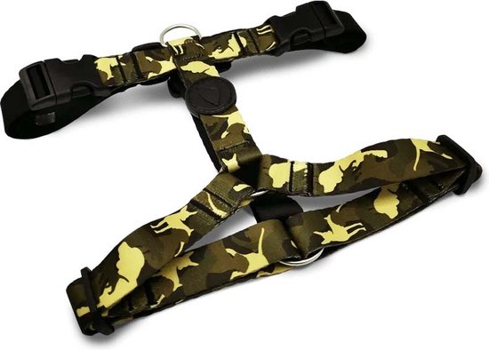 Morso Harnais pour chien Harnais en H recyclé entièrement en Métal pour chien Marron