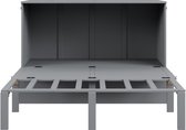 Gotagee Opklapbed 140x200 cm, Wandbed met Lattenbodem, Wandklapbed, Verticaal Kastbed, Jeugdbed