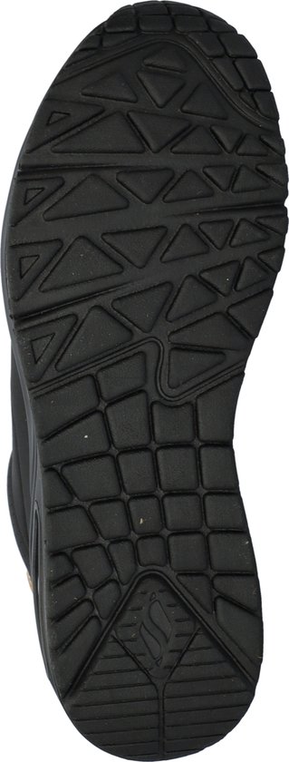Skechers Uno - Gouden Air - Dames Sneakers - Zwart