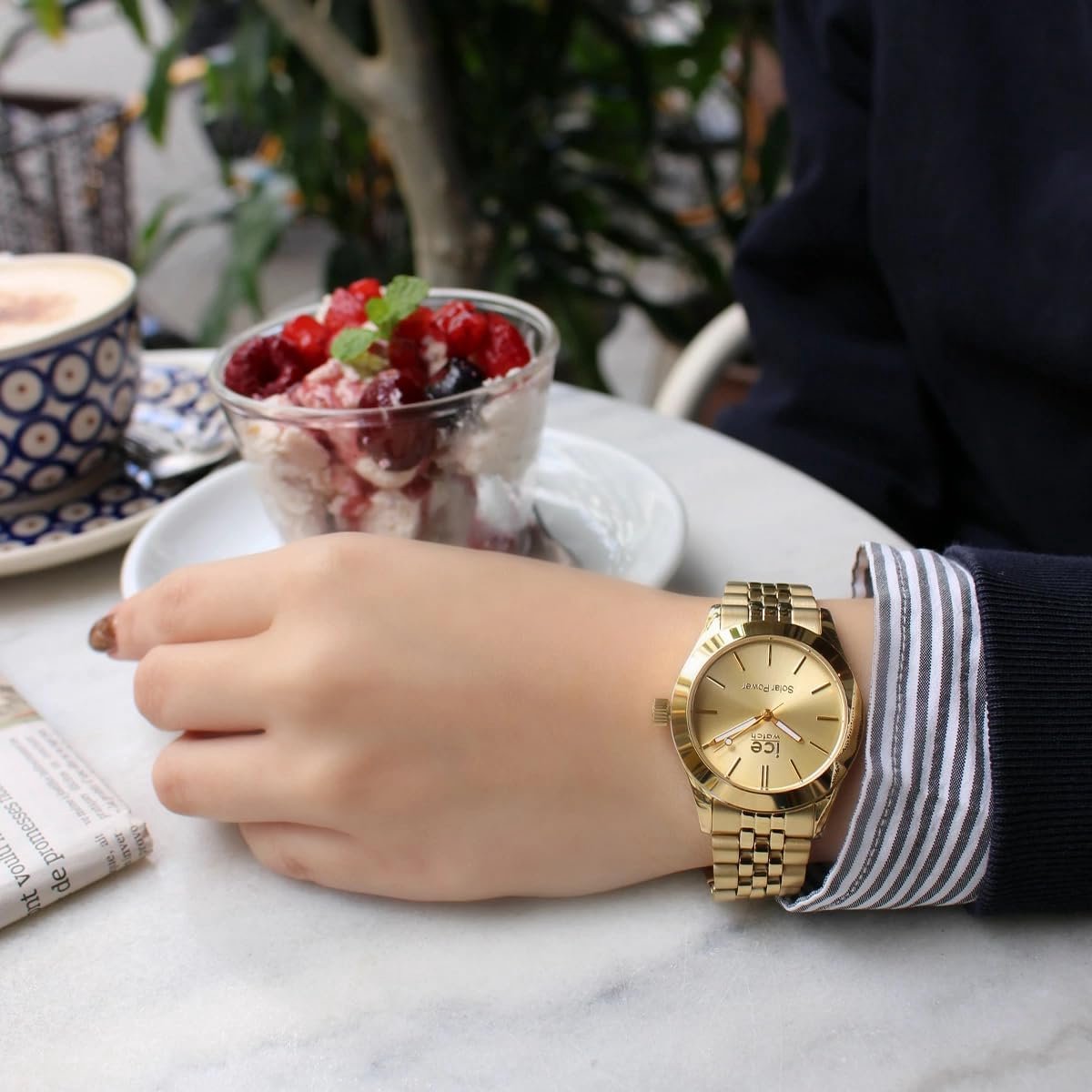 Montre ICE-WATCH Ice Steel Gold - Cadran Or, Bracelet Acier Inoxydable, étanche 10 ATM - 3