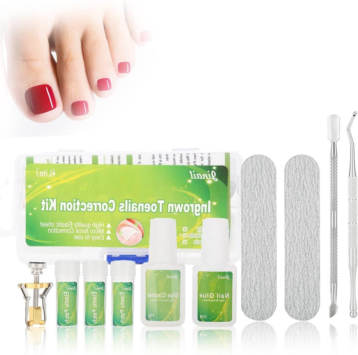Goedkoopste 10 Stuks Teennagel Corrector - Herstel Ingegroeide Teen Nagel - Fixer Sticker - Pedicure Corrector Tool - Teennagel Rechtzetten Patch Set .