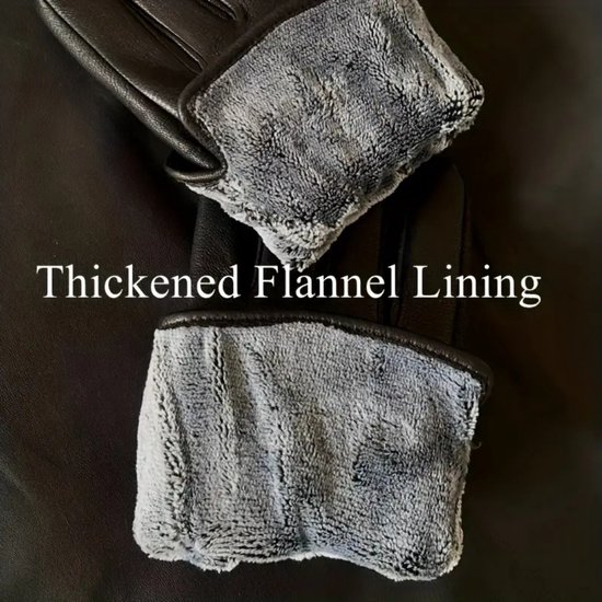 Livano Winter Glove - Gants - Gants WInter - Hiver - Cuir- Zwart - XL