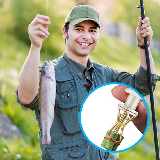 Kit Bait Bander Per Pesca - 2 Attrezzi Con 200 Anelli Per Esche, Per Pellet E Vermi - Foto 11