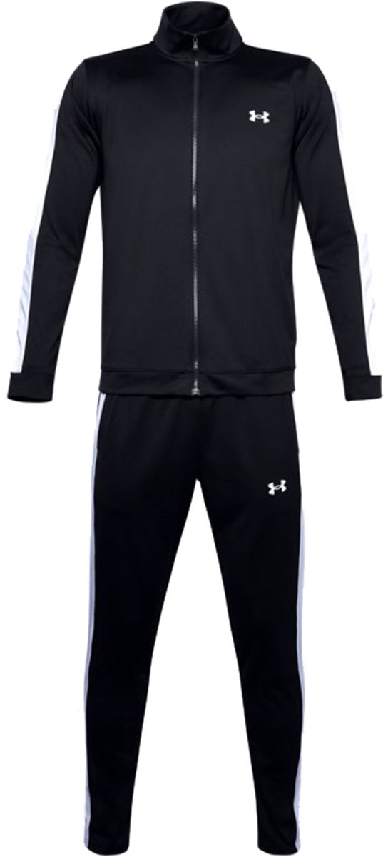 Under Armour UA Rival Knit Track Suit Heren Trainingspak - Zwart - Wit op Prijzenvolger.com