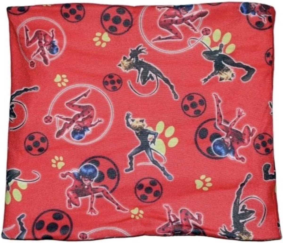 Fleece Sjaal - Lieveheersbeestje en kat