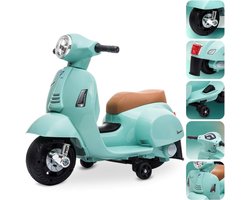 Vespa Elektrische motorfiets, kindermotorfiets, 18-36 maanden 2,5 km/u Rijtijd 45 minuten (Munt)