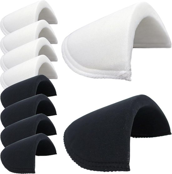 3 paar schoudervullingen van schuim, naai-schoudervullingen voor dames, sponsnaaien, voor blazer, mantel, kleding (dikte 15 mm