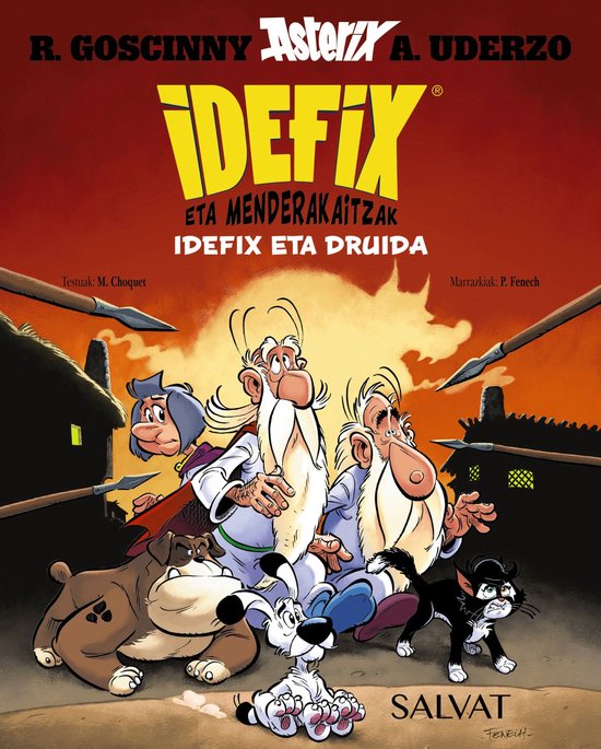 Euskara - 8 URTE + - ASTERIX - Idefix eta menderakaitzak - Idefix eta menderakaitzak, 5. Idefix eta druida