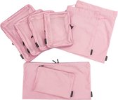 Bol.com Roamwell Compressie Packing Cubes - 8 stuks - Koffer Organizer Set - Compression Packing Cubes voor Baggage & Backpack -... aanbieding