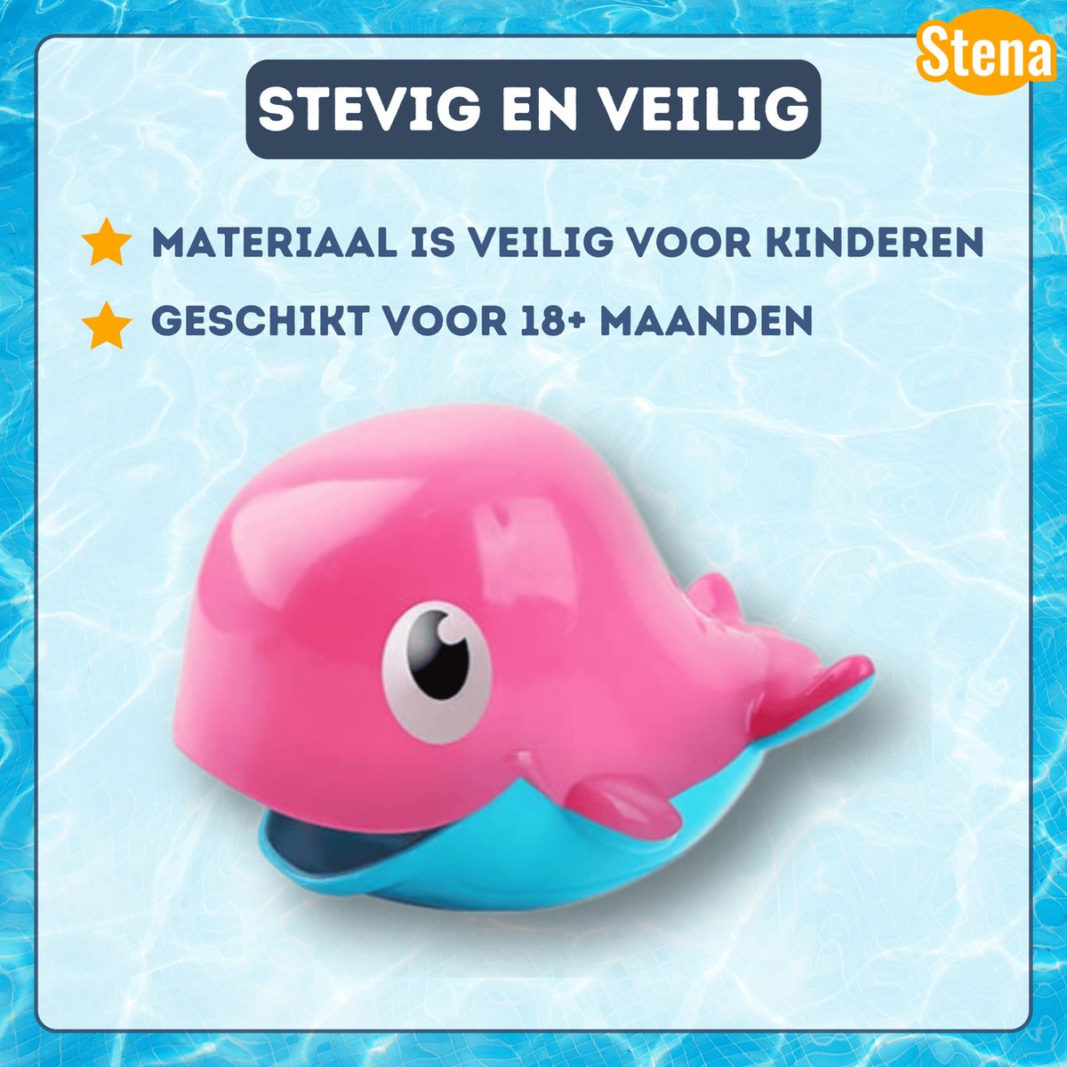 Stena Magnetische Vishengelset - Badspeelgoed - 10 Delig - Badspeeltjes - Bad Speelgoed - Jongen/Meisje - 1 jaar/2 jaar/3 jaar - Kinderen — afbeelding 4