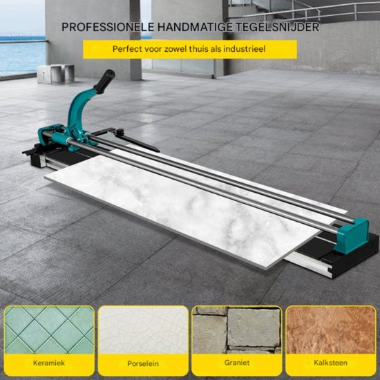 HBM Professionele Tegelsnijder 600 mm Inclusief 2 Snijwielen