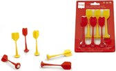 Scratch Active Play: MAGNETIC DARTS - SET Rouge / Jaune diam 2.5x9cm, lot de 6 s