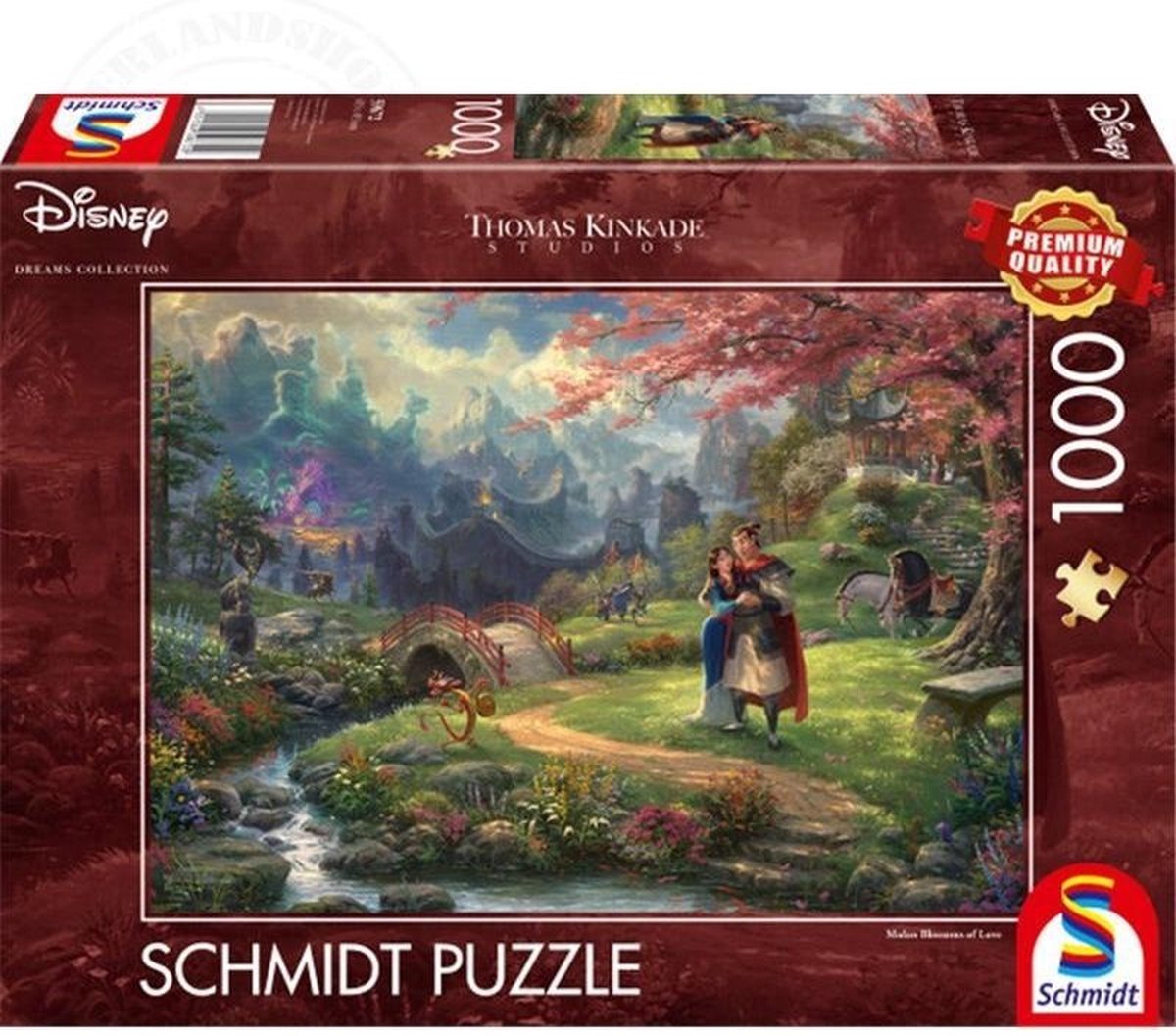 Schmidt Spiele Puzzel 1000 stukjes (Mulan)
