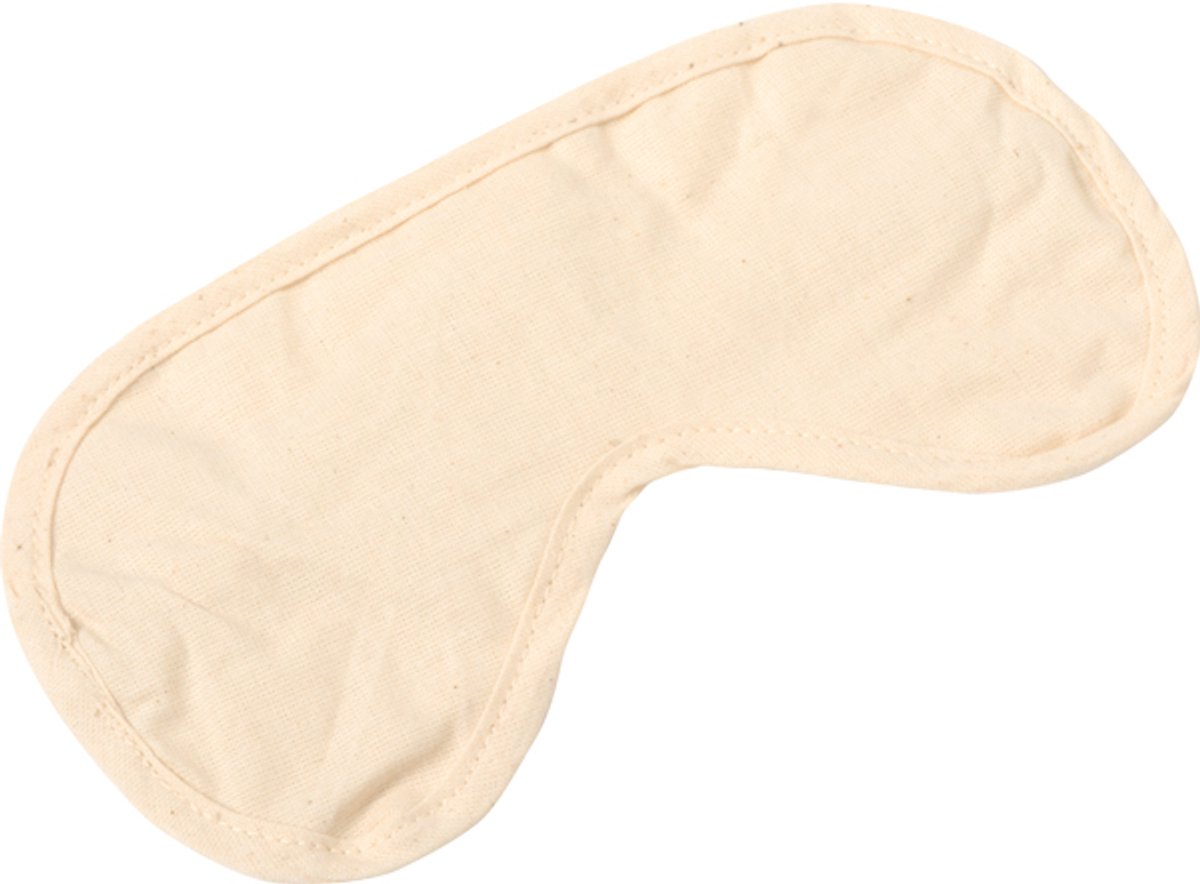 Eduplay blinddoek katoen wit - slaapmasker voor kinderen en volwassenen.
