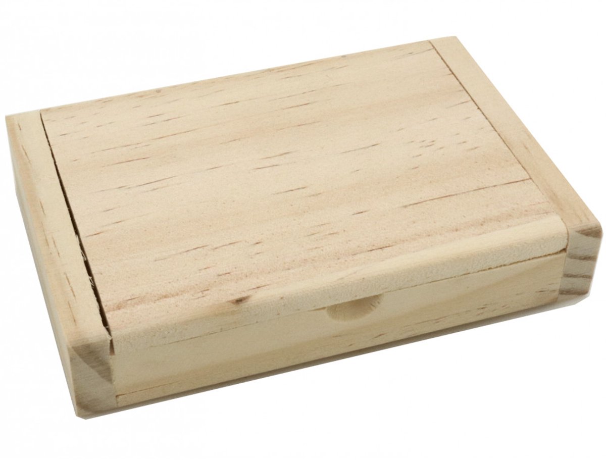 Graine Creative houten kaartenhouder 10,5x7x2 cm - kaarten opbergen.