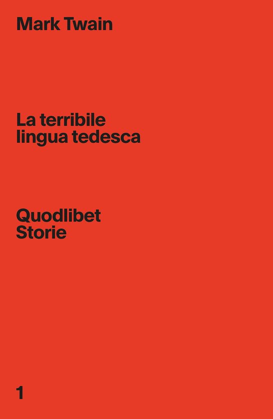 Quodlibet Storie - La terribile lingua tedesca - cover