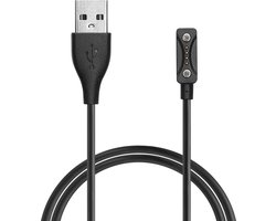 Câble de charge USB kwmobile compatible avec Polar Ignite 3 / Pacer / Pacer Pro - Câble de charge pour montre connectée - en noir