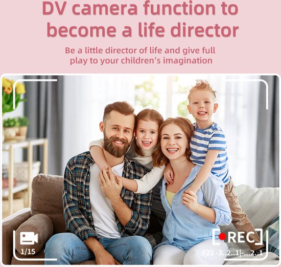 Appareil Photo Enfant 2.4" 1080P HD Avec Sac Et Carte 32Go - Cadeau Garçons Filles