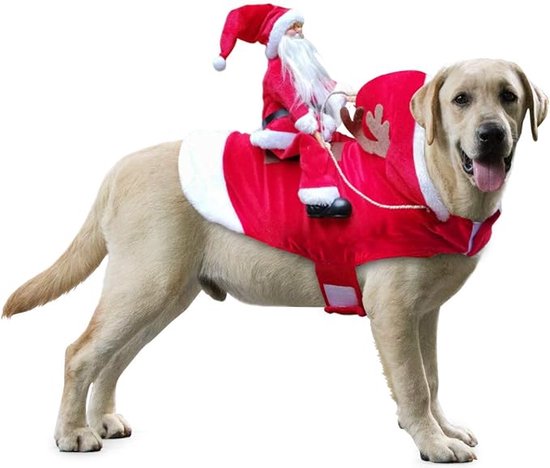 Kerstkostuum voor katten, hond en kat, kerstoutfit