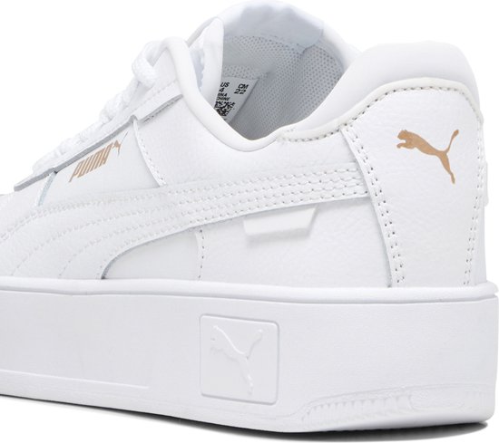 PUMA Carina Street Jr FALSE Baskets pour femmes - PUMA White- PUMA White- PUMA Or - Taille 38
