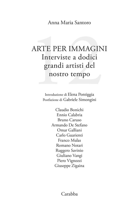 Universale Carabba - Arte per immagini - cover