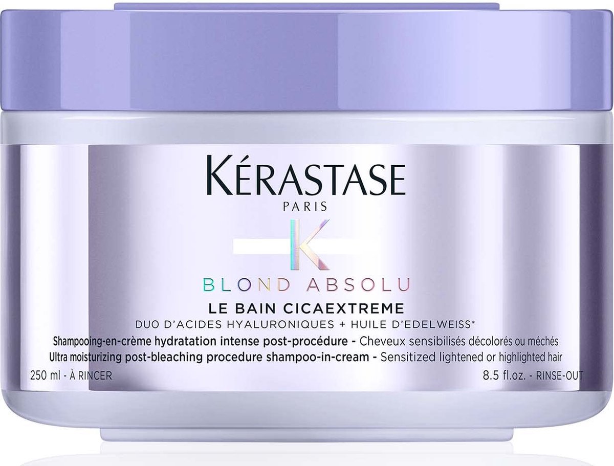 Kérastase Blond Absolu Bain Cicaextreme Shampoo-in-crème 250ml - Normale shampoo vrouwen - Voor Alle haartypes