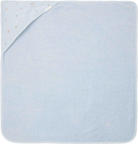 Little Dutch Forest Friends Blue - Badcape geborduurd - 100 x 100 cm van Little Dutch — afbeelding 2