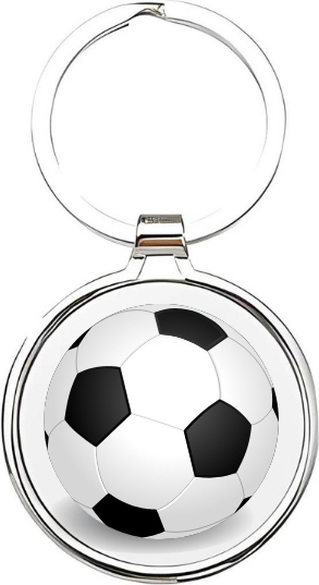 Akyol - Voetbal Sleutelhanger - voetbal - Voetballers - Cadeau - Sport sleutelhanger - sport - Gepersonaliseerd - voetballers - sleutelhanger voor voetballers - sleutelhanger voor jongens - bal - ballen - sleutelhanger van een voetbal - 4 x 7,5 CM