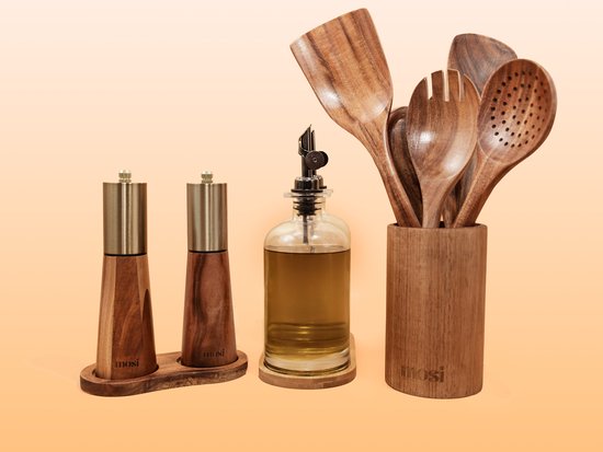 Gcroet 7 Stks/set Keukengerei Set Rvs Goud Keukengerei Met Houder