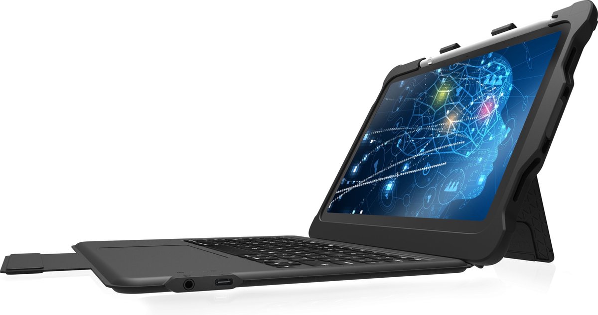 STM Dux iPad Hoes met Toetsenbord - Geschikt voor 10e/11e Generatie iPad - QWERTY - Zwart