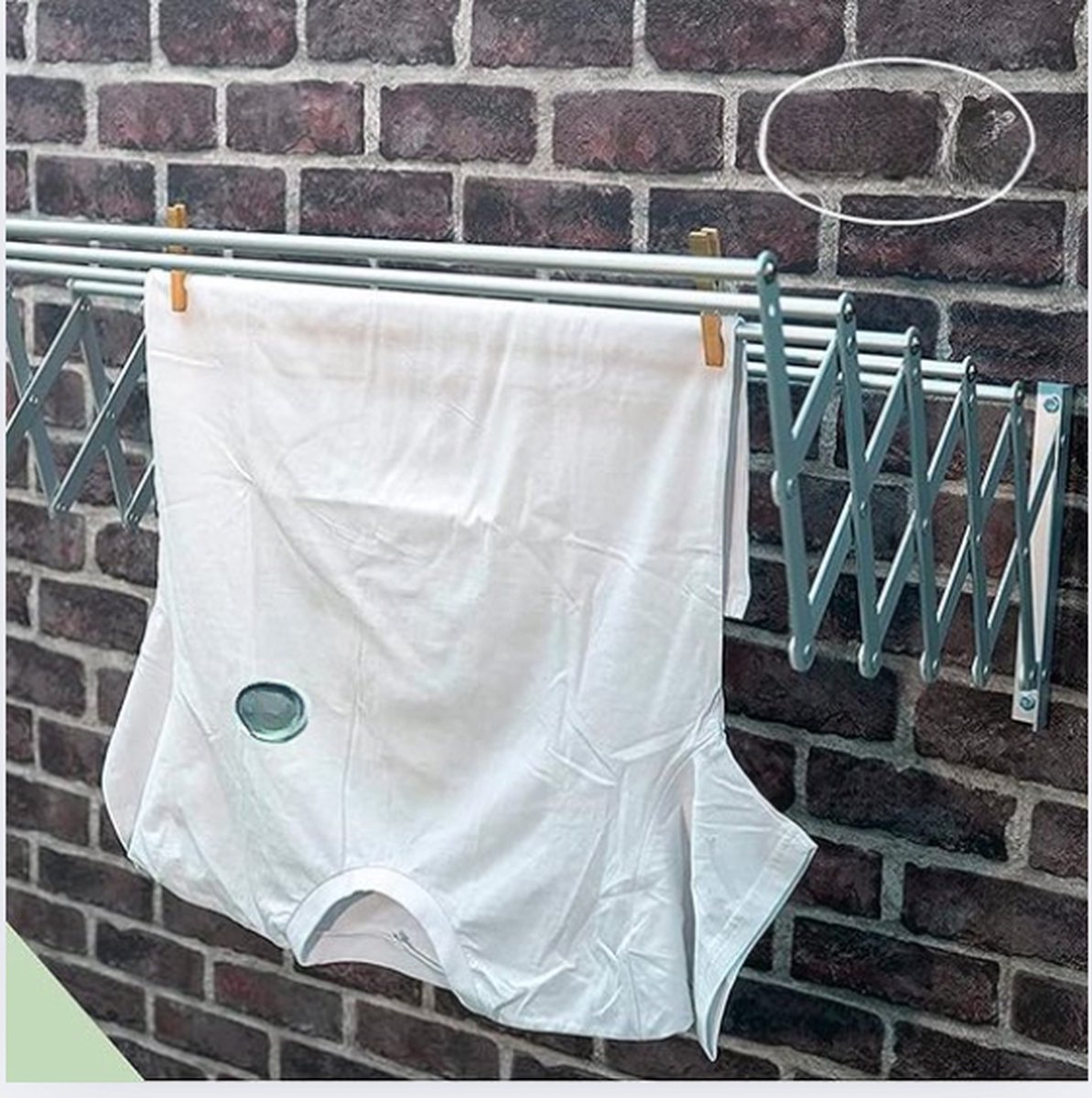 Goedkoopste wasdroogrek met grote capaciteit opgewaardeerde versie, droogrek kleding, waslijn roestvrij staal, vouwen binnen en buiten 100x14x3cm