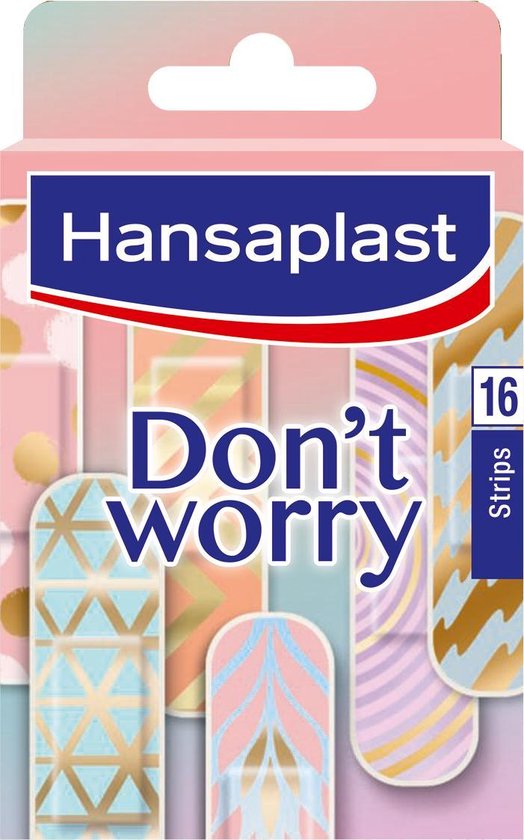 Nadeel Tante annuleren Hansaplast Don't Worry Pleisters - 16 strips | bol.com