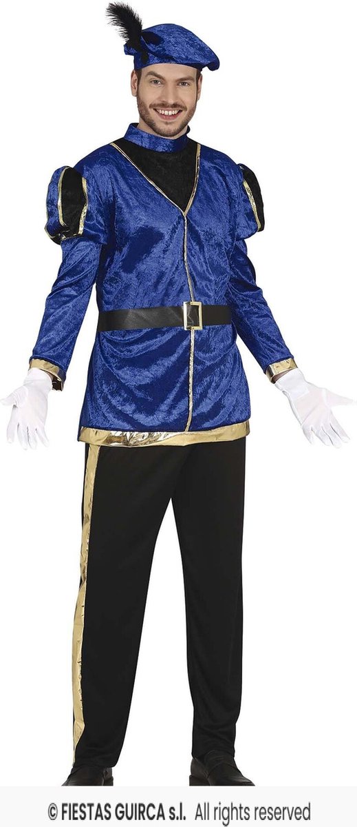 Blauwe Musketier Hulp Piet - Man