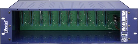 Radial Workhorse Powerhouse 500-er Rack, 10 Slots, 19