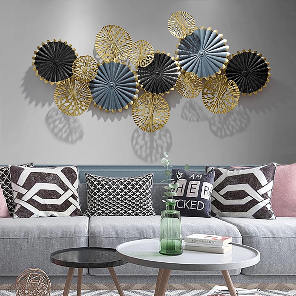 DHN Muurdecoratie - 3d Muur Muurschildering - 3D Wanddecoratie - Woonkamerdecoratie - 3d Muur Muurschildering decor -