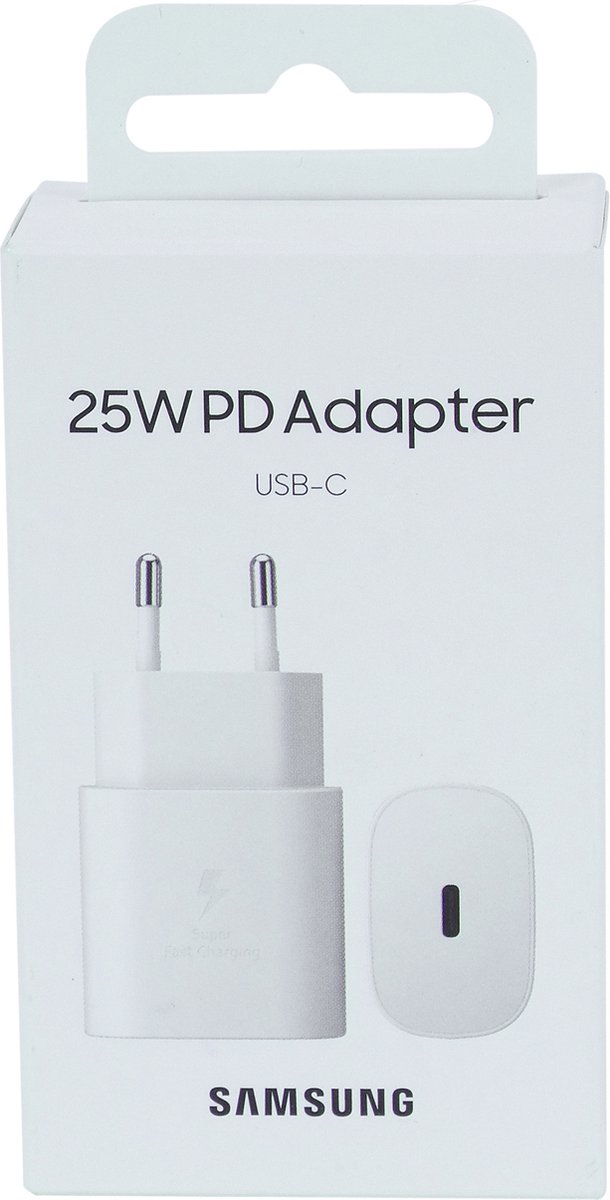 Samsung Universele USB-C adapter/oplader - Snellader (25W) - Wit