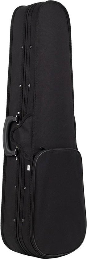 Leonardo EV-40-NT violon électrique au design moderne, préamplificateur, avec archet, étui, écouteurs, épaulière, naturel