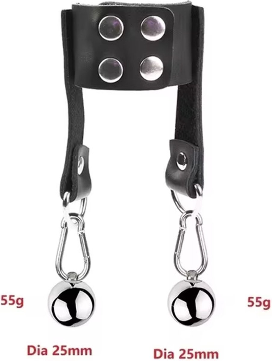 Goedkoopste Extreem balzak gewicht 55g – Verstelbare - Scrotum - One size - BDSM