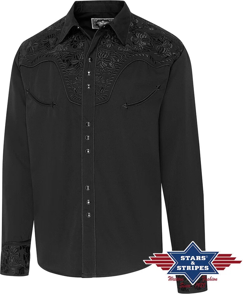 Heren Western Blouse Brody Stars&Stripes maat XXL