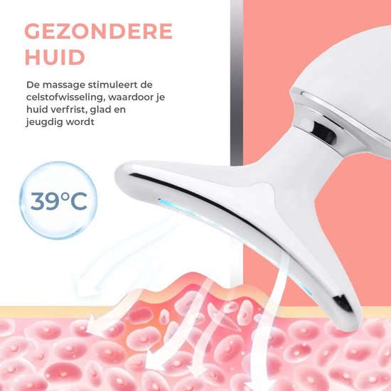 Shoplace Face Lift Huidverjongingsapparaat – Facelift apparaat– Skin care - Huidverzorging – Gezichtsreiniger - Massage – Versteviging - Verminderen van Acne, Lijnen, Rimpels en Vermoeidheid - Valentijn cadeau