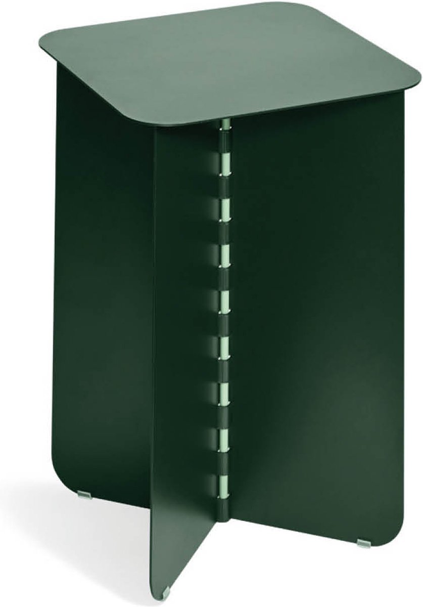 Puik Design - Hinge - Bijzettafel - Salontafel - Koffietafel - Kleine - Donkergroen - Metaal - Industrieel - Design