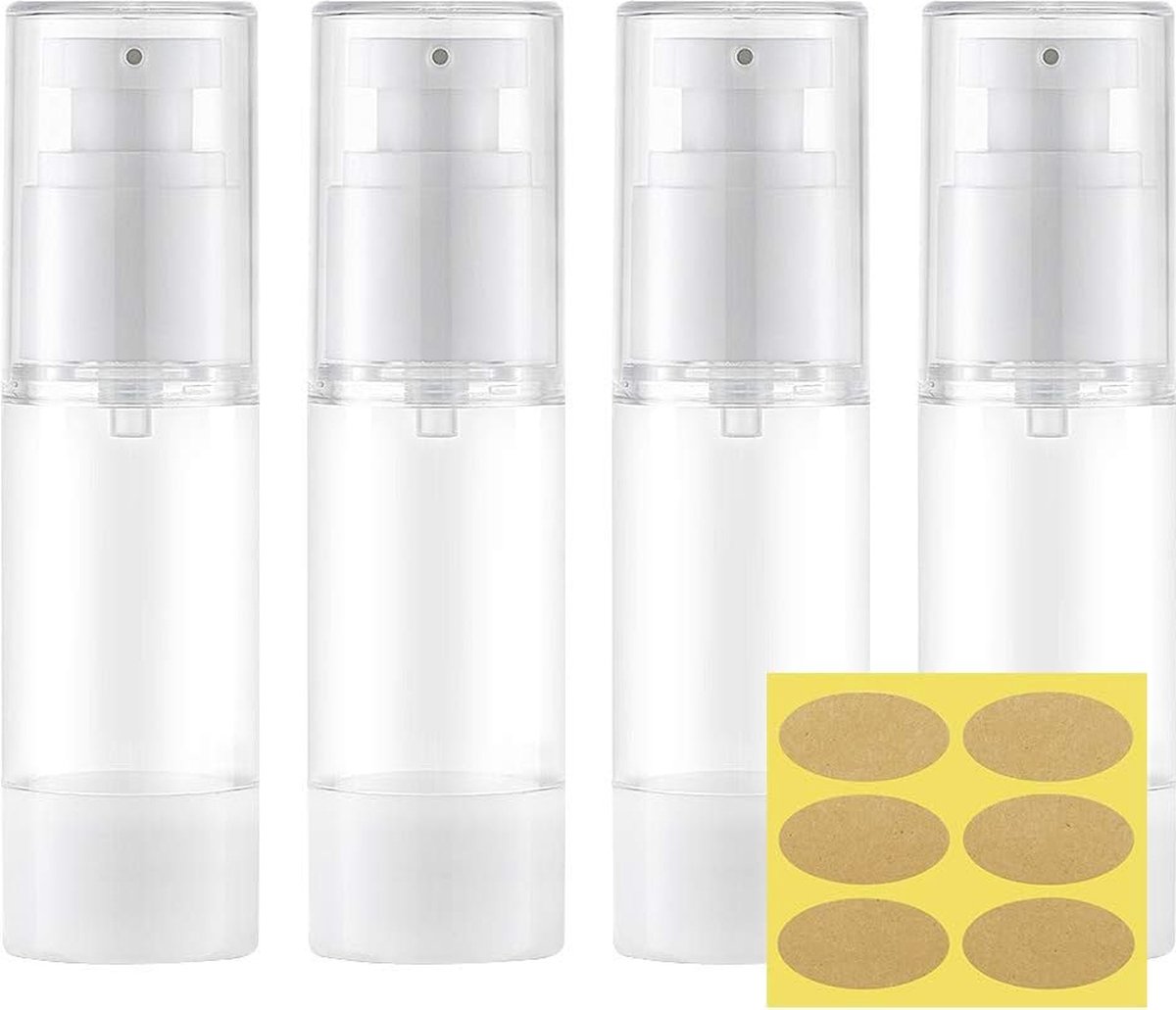 Goedkoopste JGS ® Tijdloze 30 ml Herbruikbare Luchtdichte Pomp Dispenser voor Reizen en Cosmetica Opslag